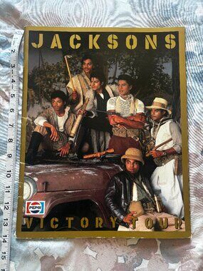1984 The Jacksons Victory Tour Souvenir Booklet/Program by Pepsi #2 Version Rare